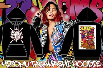 新日本プロレス 高橋ヒロム パーカー 高橋ヒロム×Racquer freaks/SHAKU プルオーバーパーカー